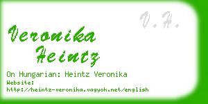 veronika heintz business card